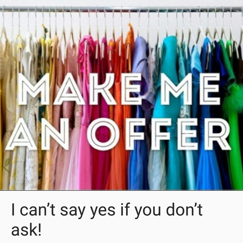 Make me an offer with the offer button.